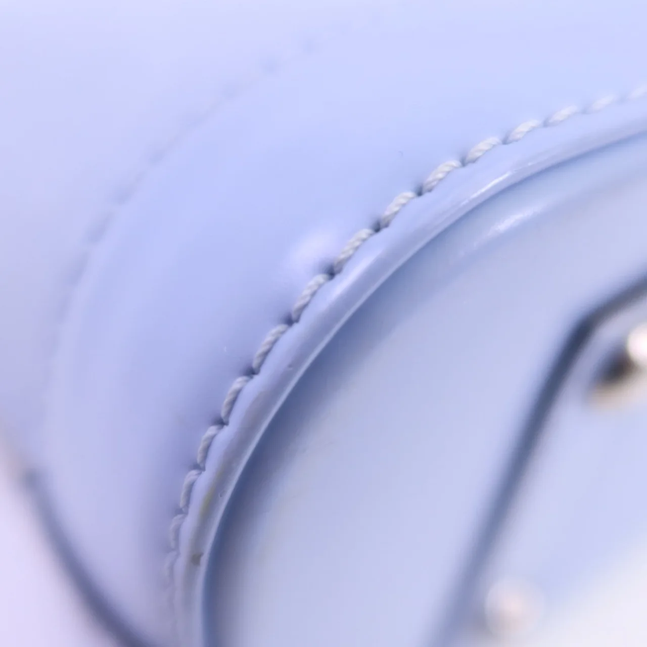 LOUIS VUITTON Alma M59345 兩用包 牛皮 藍色 牛皮 中古品B - 縮圖 8