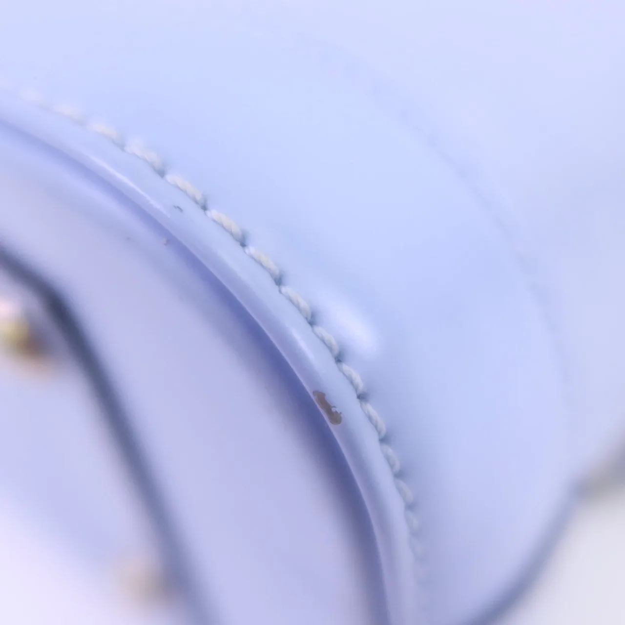 LOUIS VUITTON Alma M59345 兩用包 牛皮 藍色 牛皮 中古品B - 縮圖 9