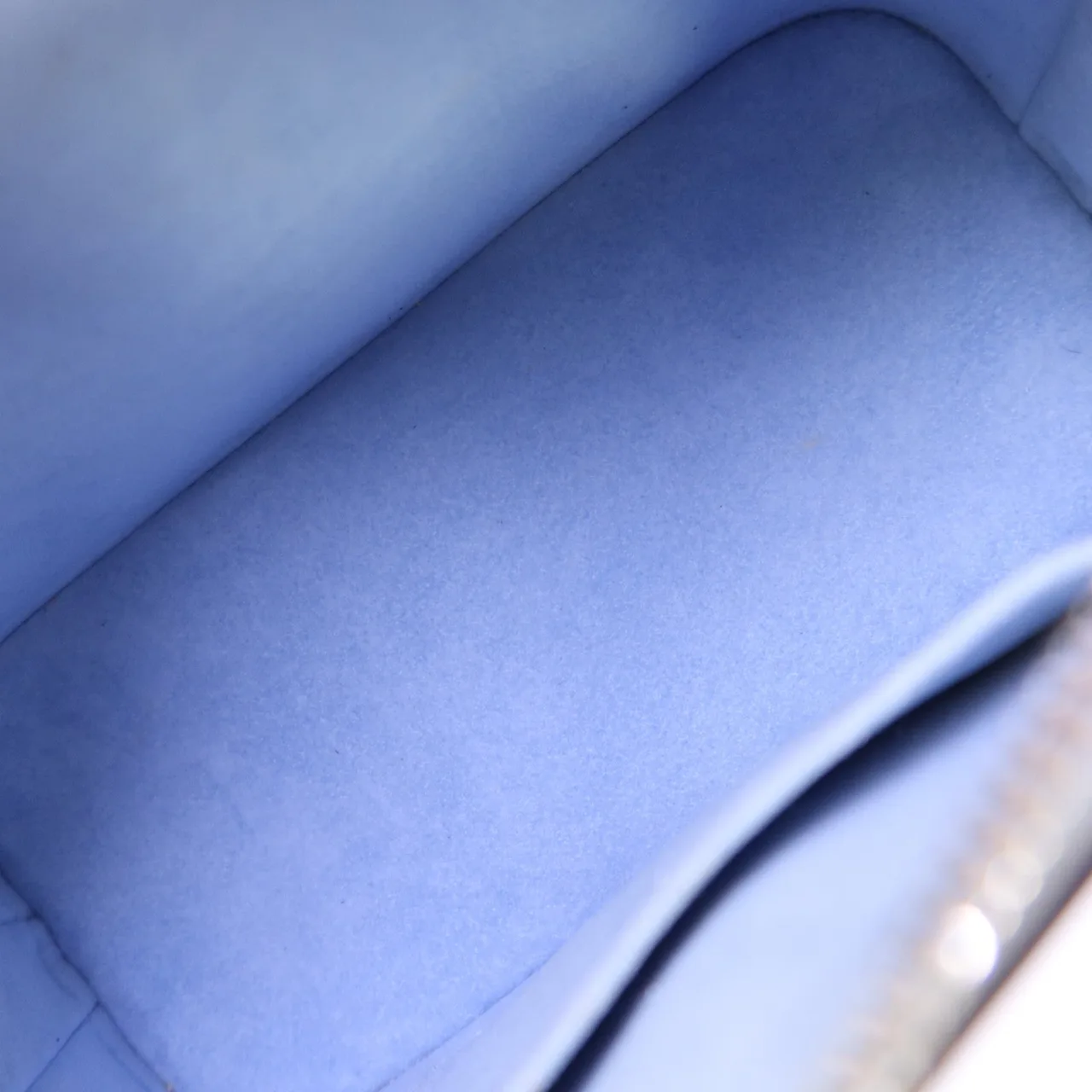 LOUIS VUITTON Alma M59345 兩用包 牛皮 藍色 牛皮 中古品B - 縮圖 13