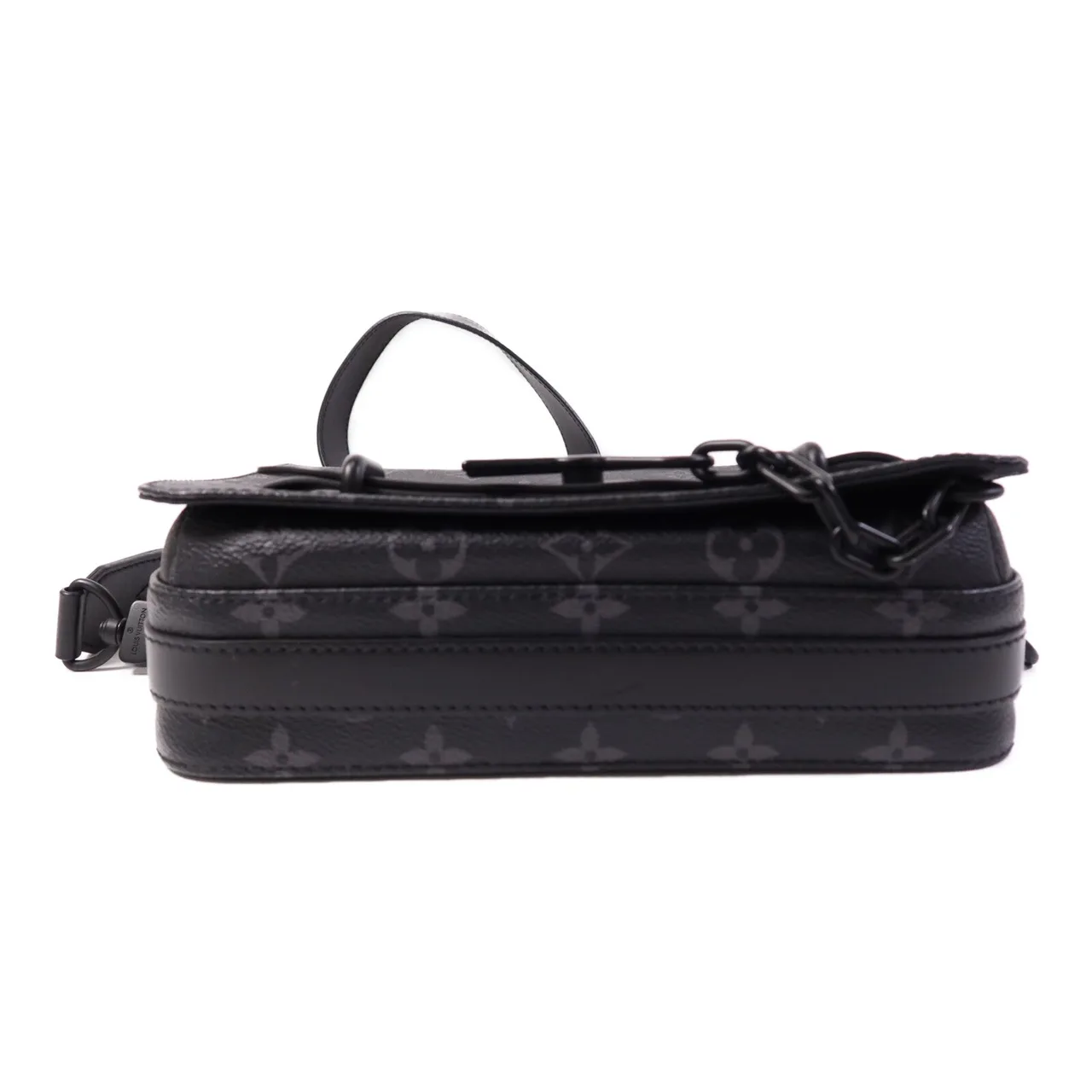 LOUIS VUITTON Steamer M45585 Shoulder Bag Coated Canvas 黑色 / Black Coated Canvas Rank A - Thumbnail 4