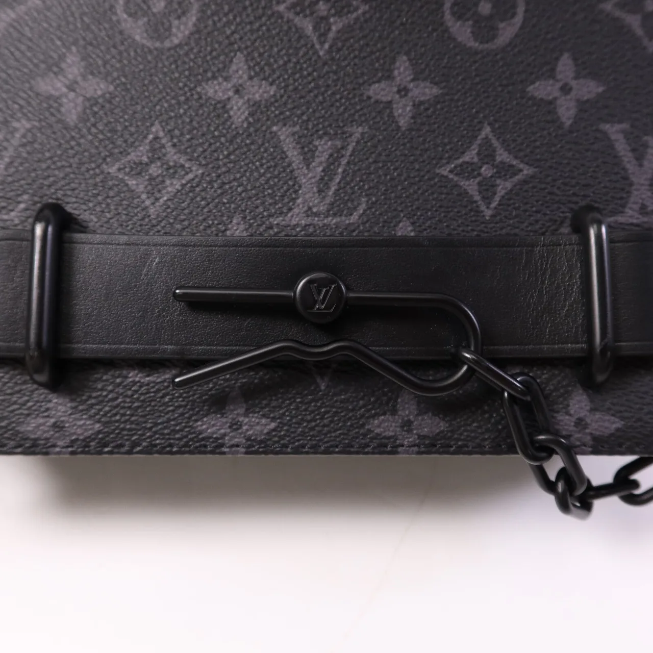 LOUIS VUITTON Steamer M45585 Shoulder Bag Coated Canvas 黑色 / Black Coated Canvas Rank A - Thumbnail 7