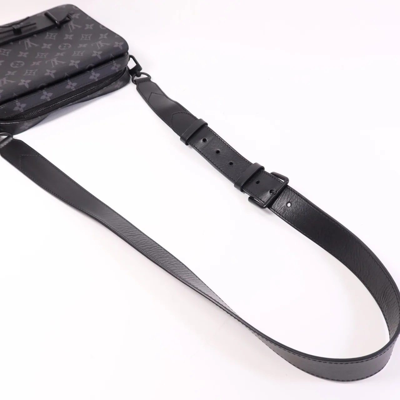 LOUIS VUITTON Steamer M45585 Shoulder Bag Coated Canvas 黑色 / Black Coated Canvas Rank A - Thumbnail 8