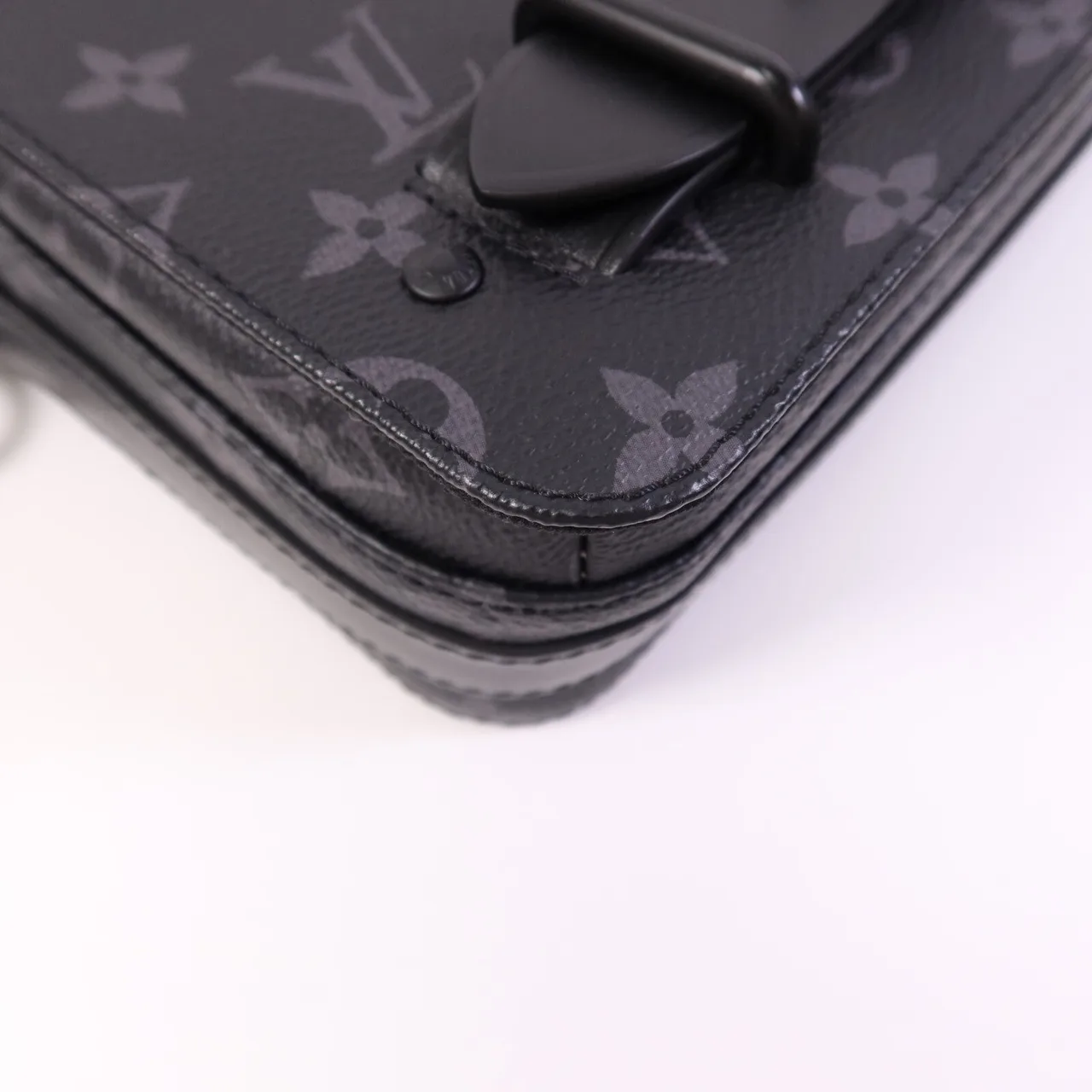 LOUIS VUITTON Steamer M45585 Shoulder Bag Coated Canvas 黑色 / Black Coated Canvas Rank A - Thumbnail 11