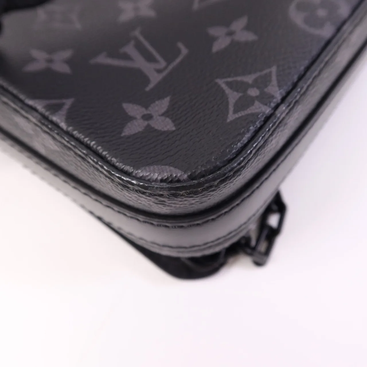 LOUIS VUITTON Steamer M45585 Shoulder Bag Coated Canvas 黑色 / Black Coated Canvas Rank A - Thumbnail 13