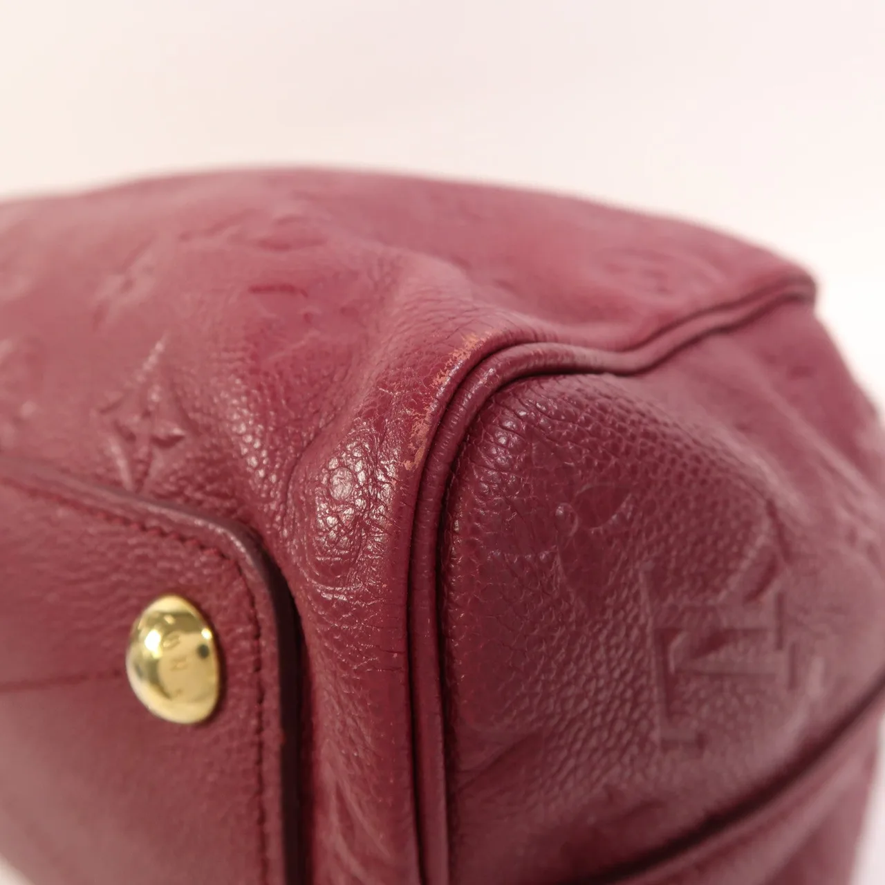 LOUIS VUITTON Speedy Bandouliere M40755 Handbag Leather 紅色 / Red Leather Rank B - Thumbnail 9