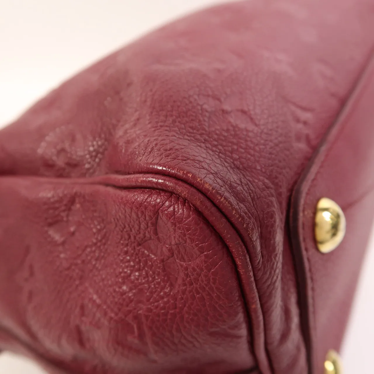 LOUIS VUITTON Speedy Bandouliere M40755 Handbag Leather 紅色 / Red Leather Rank B - Thumbnail 10