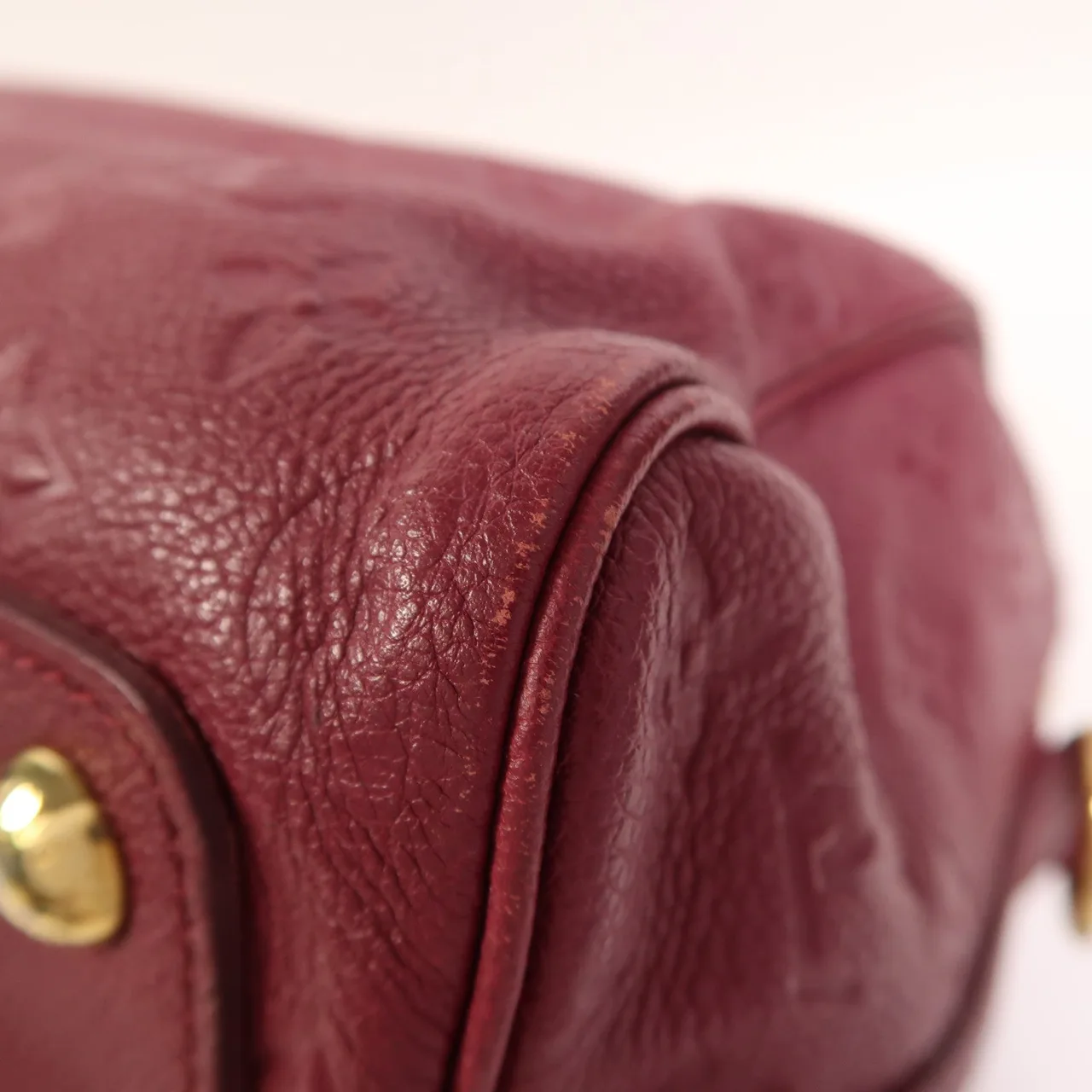 LOUIS VUITTON Speedy Bandouliere M40755 Handbag Leather 紅色 / Red Leather Rank B - Thumbnail 11