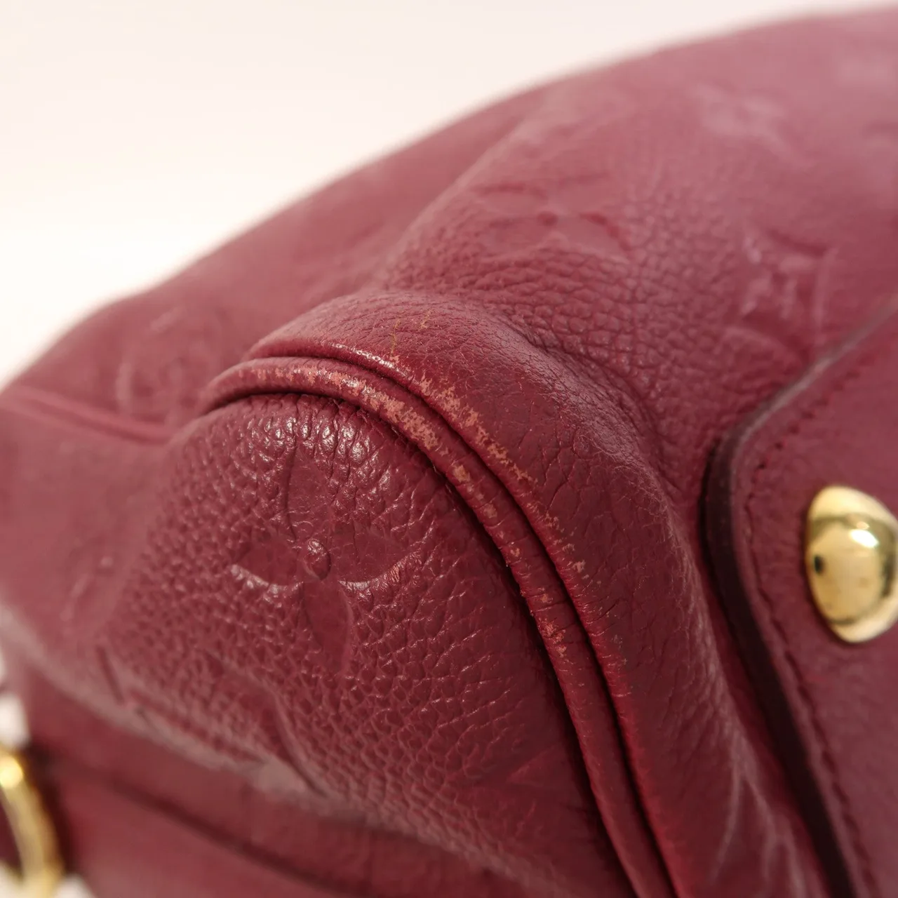 LOUIS VUITTON Speedy Bandouliere M40755 Handbag Leather 紅色 / Red Leather Rank B - Thumbnail 12