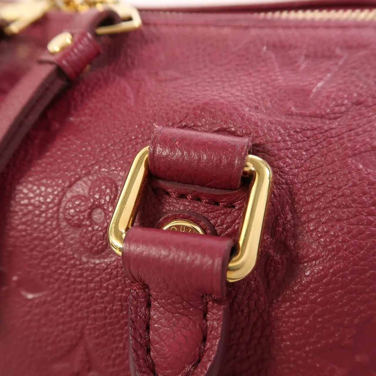 LOUIS VUITTON Speedy Bandouliere M40755 Handbag Leather 紅色 / Red Leather Rank B - Thumbnail 14