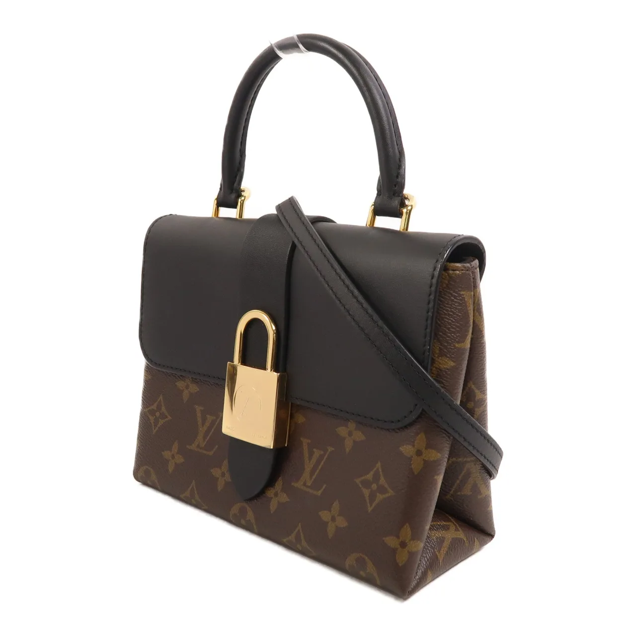 LOUIS VUITTON Locky M44141 2-Way Bag Coated Canvas 棕色 / 黑色 / Black Coated Canvas Rank A - Thumbnail 3