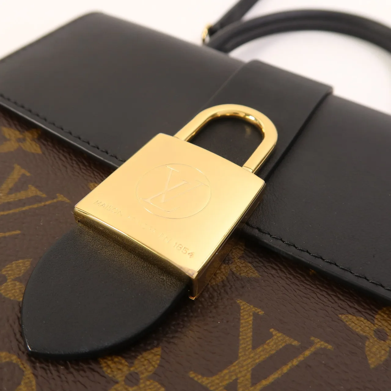 LOUIS VUITTON Locky M44141 2-Way Bag Coated Canvas 棕色 / 黑色 / Black Coated Canvas Rank A - Thumbnail 10