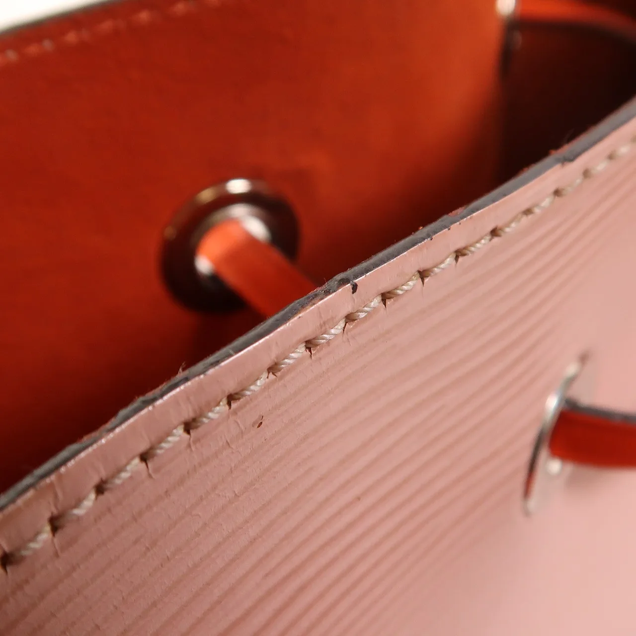 LOUIS VUITTON NeoNoe M53609 2-Way Bag Calfskin 粉色 / Pink Calfskin Rank B - Thumbnail 14