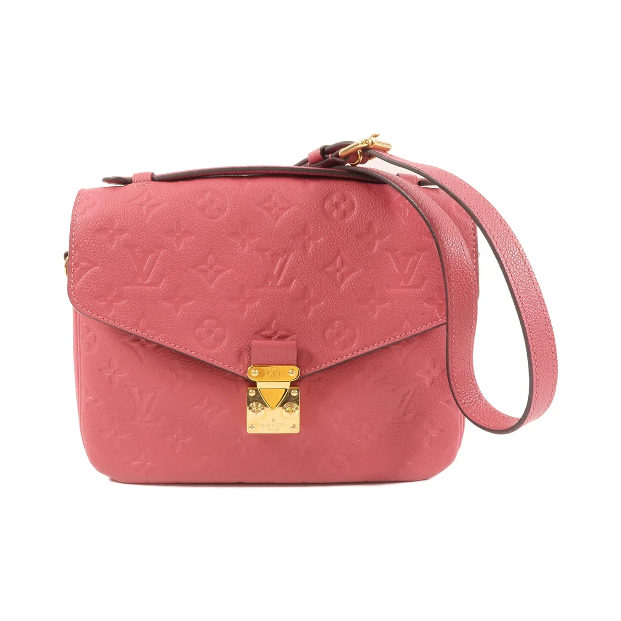 LOUIS VUITTON Pochette Metis M43737 兩用包 牛皮 紅色