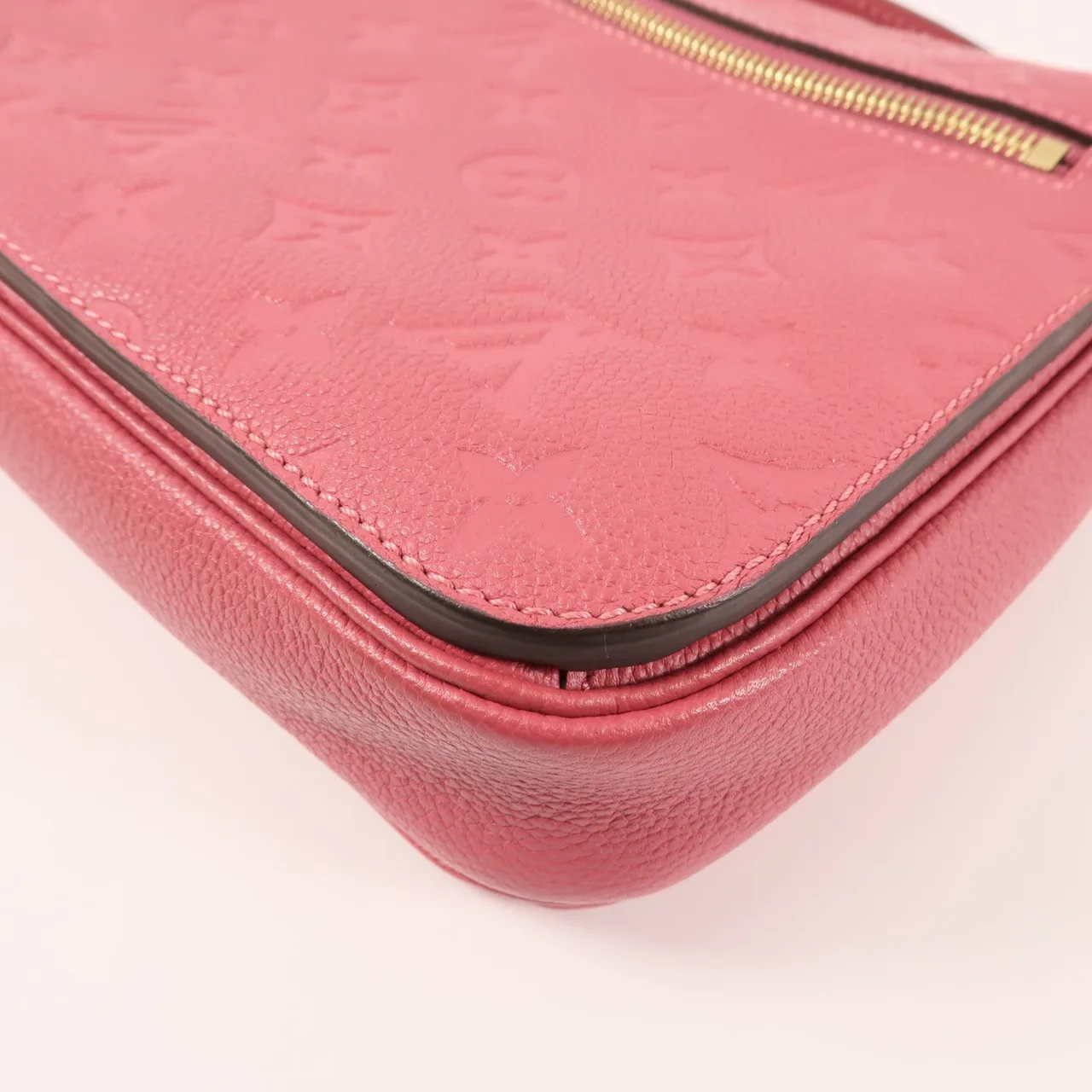 LOUIS VUITTON Pochette Metis M43737 2-Way Bag Calfskin 紅色 Calfskin Rank A - Thumbnail 6