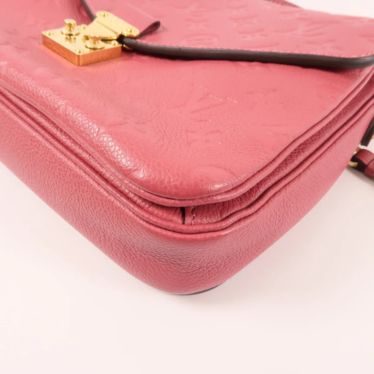 LOUIS VUITTON Pochette Metis M43737 2-Way Bag Calfskin 紅色 Calfskin Rank A - Thumbnail 8