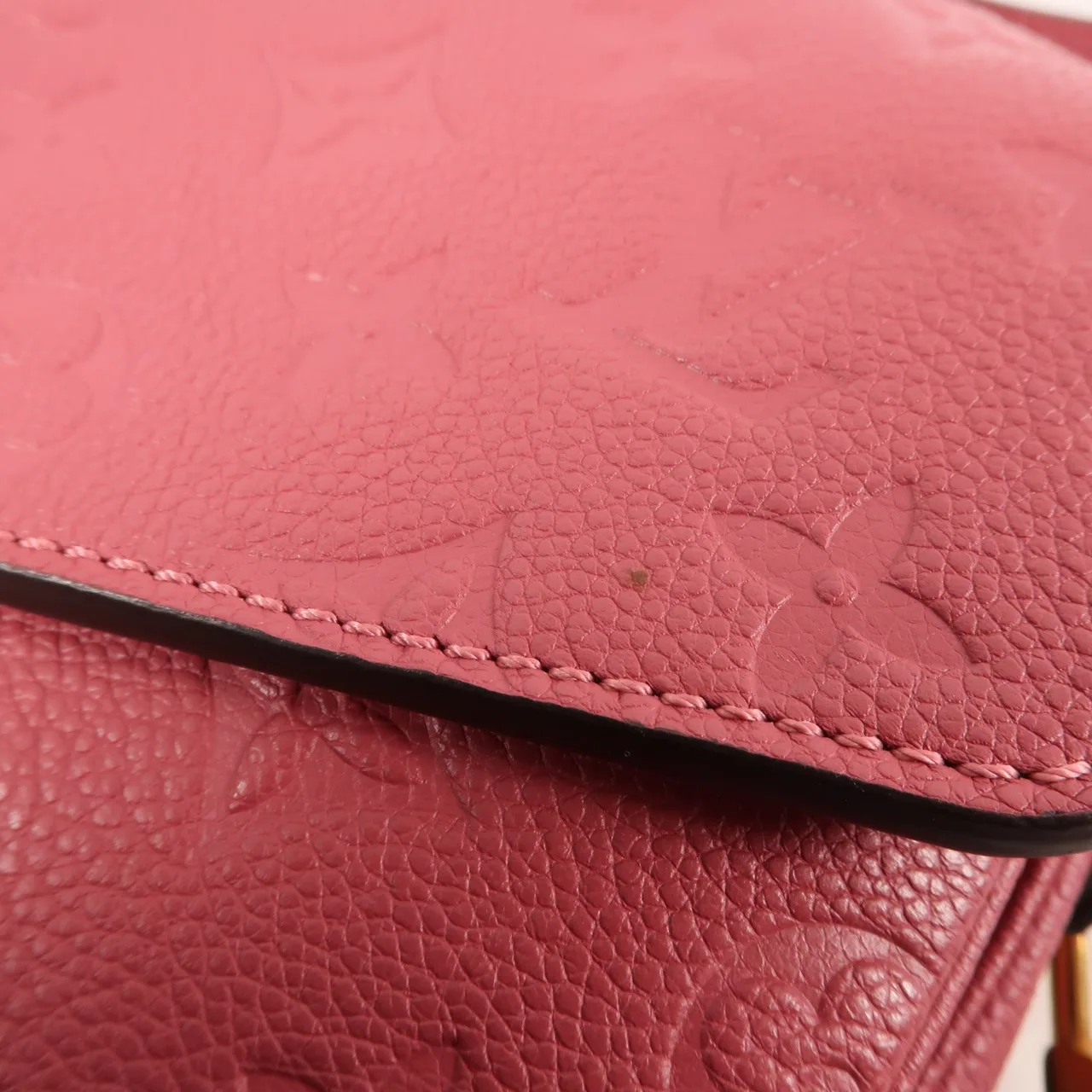 LOUIS VUITTON Pochette Metis M43737 2-Way Bag Calfskin 紅色 Calfskin Rank A - Thumbnail 17