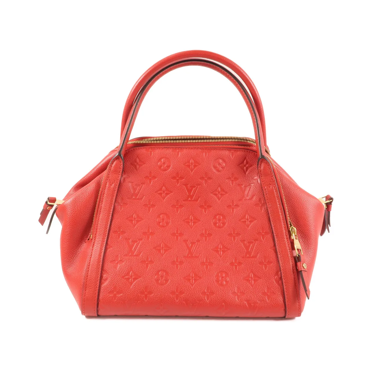 LOUIS VUITTON Marais M41190 Tote Bag Calfskin 紅色 / Red Calfskin Rank A - Thumbnail 2