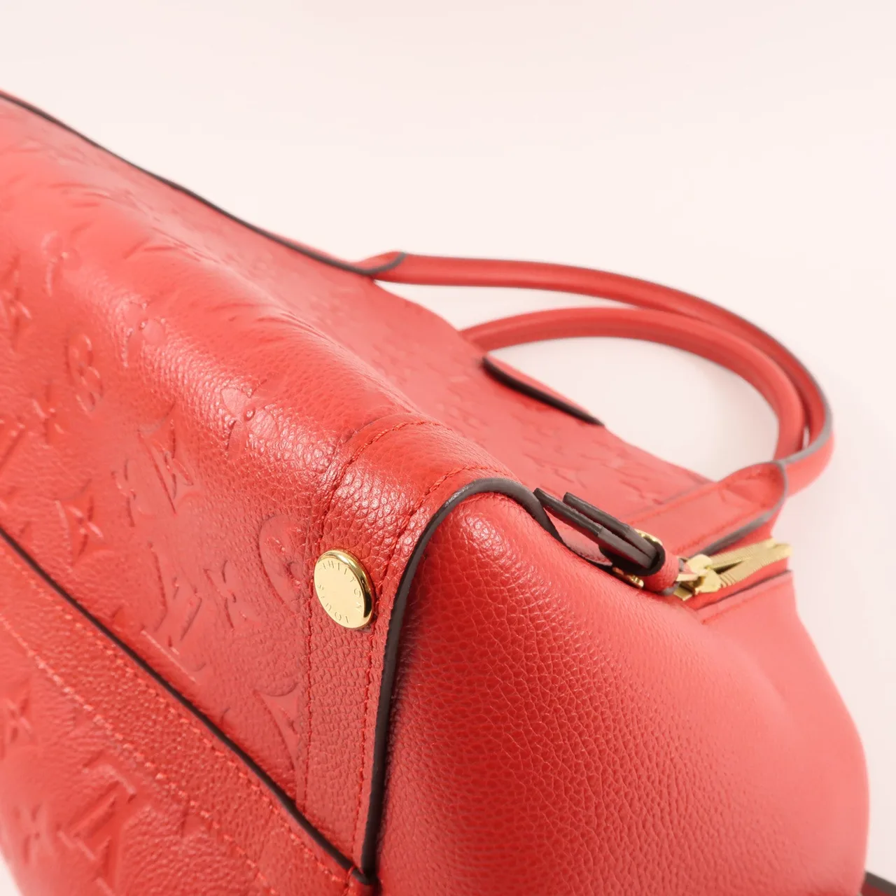 LOUIS VUITTON Marais M41190 Tote Bag Calfskin 紅色 / Red Calfskin Rank A - Thumbnail 5