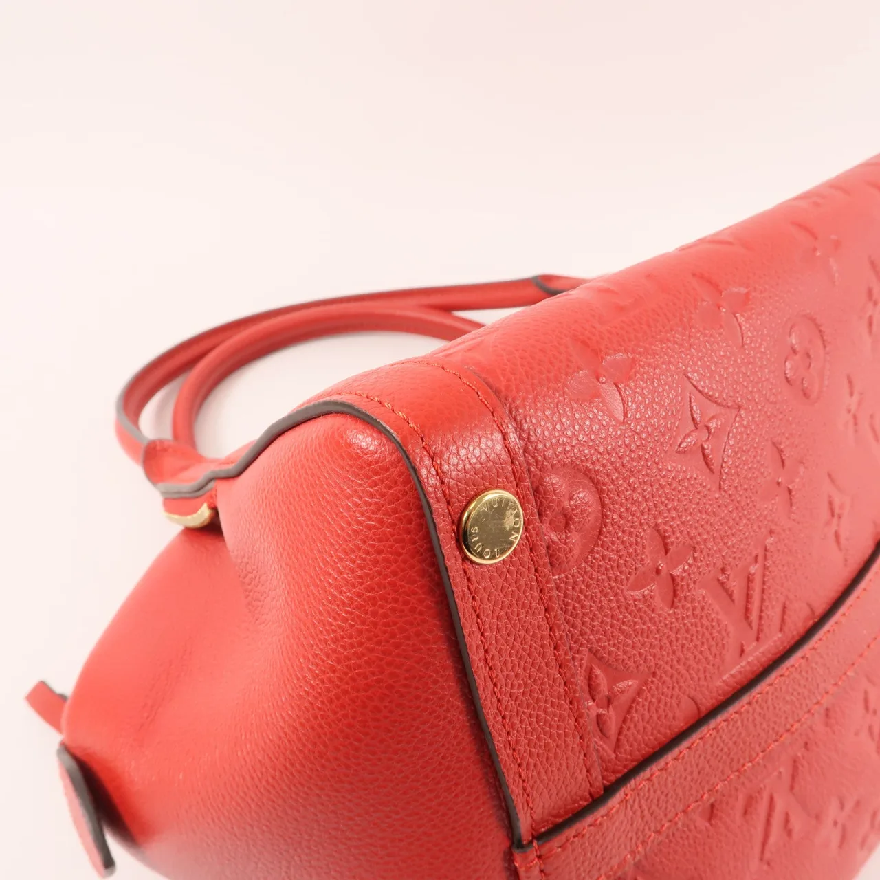 LOUIS VUITTON Marais M41190 Tote Bag Calfskin 紅色 / Red Calfskin Rank A - Thumbnail 6