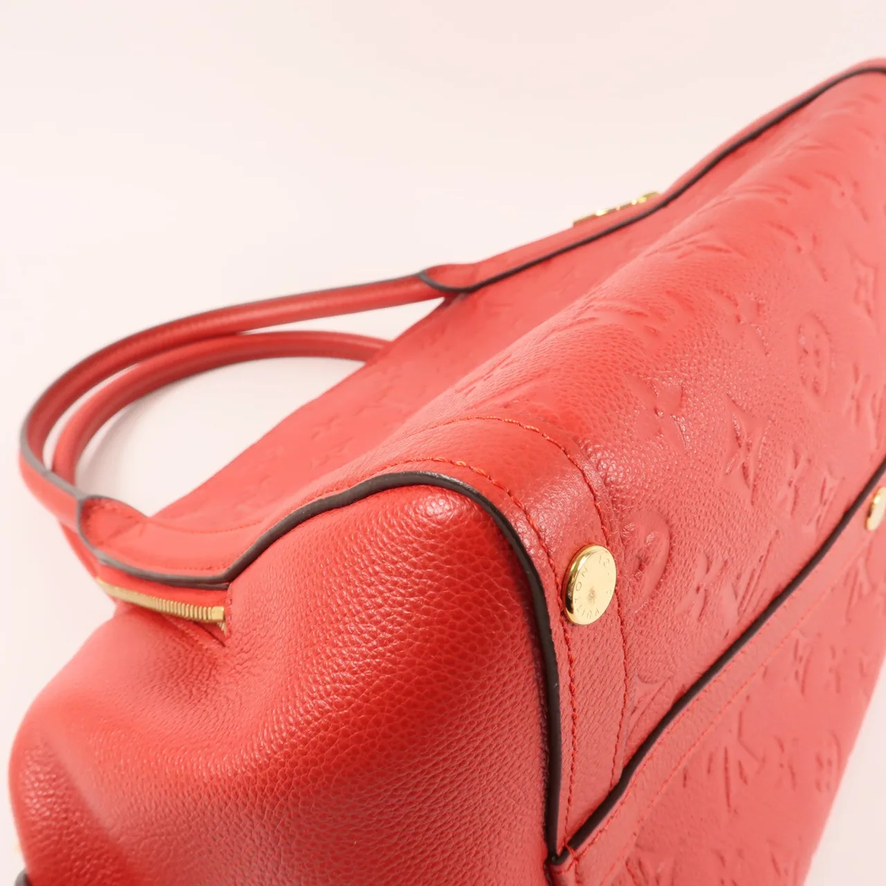 LOUIS VUITTON Marais M41190 Tote Bag Calfskin 紅色 / Red Calfskin Rank A - Thumbnail 8