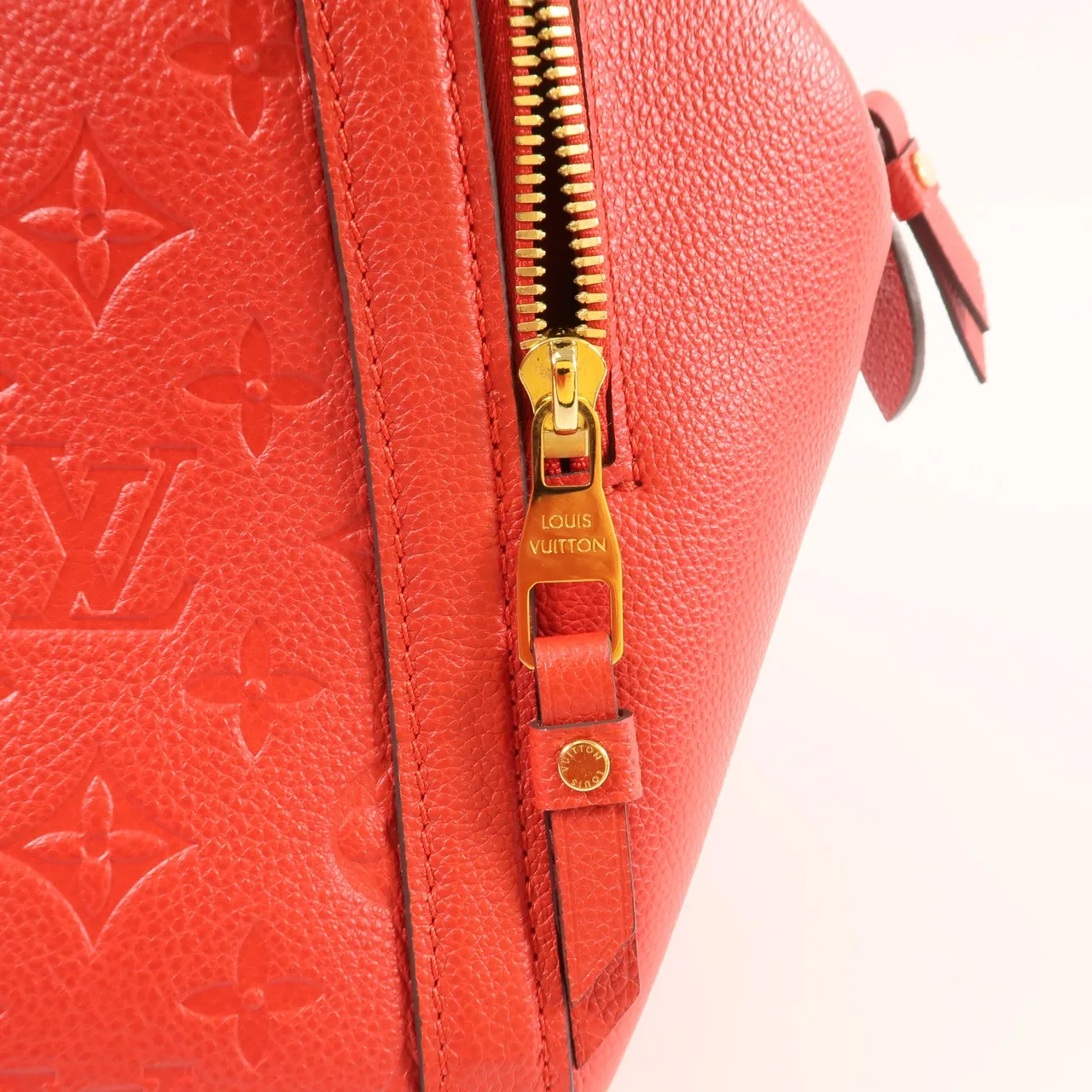 LOUIS VUITTON Marais M41190 Tote Bag Calfskin 紅色 / Red Calfskin Rank A - Thumbnail 10