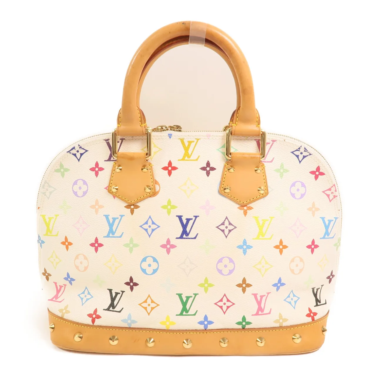 LOUIS VUITTON Alma M92637 Handbag Coated Canvas 白色 Coated Canvas Rank B - Thumbnail 2