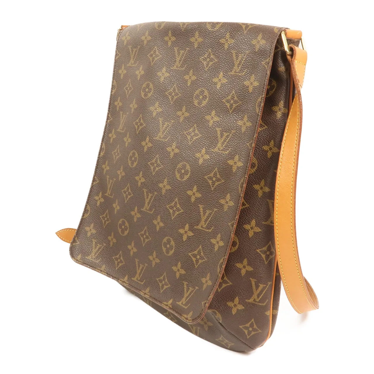LOUIS VUITTON Musette Salsa M51387 Shoulder Bag Coated Canvas 棕色 / Brown Coated Canvas Rank B - Thumbnail 2