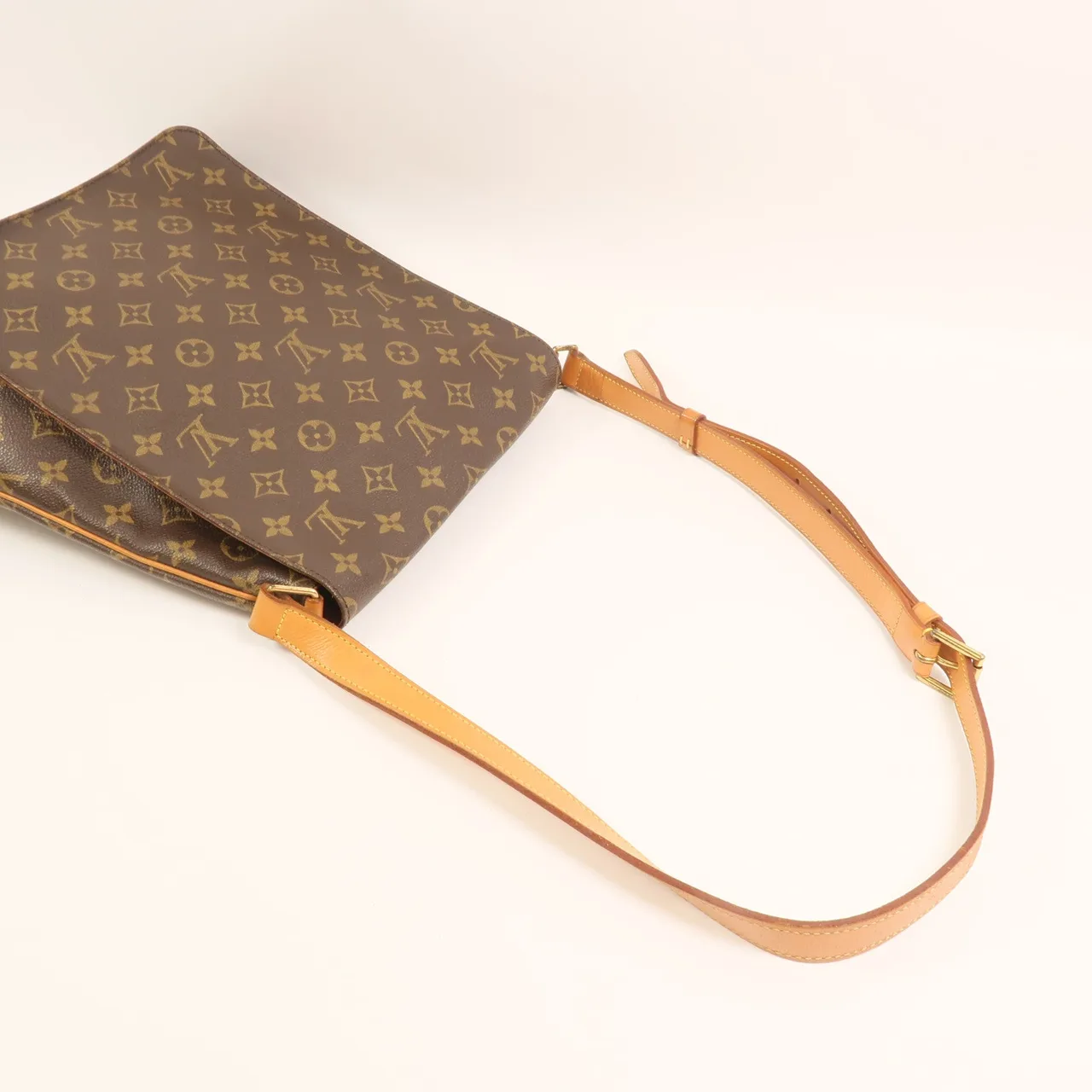 LOUIS VUITTON Musette Salsa M51387 Shoulder Bag Coated Canvas 棕色 / Brown Coated Canvas Rank B - Thumbnail 9