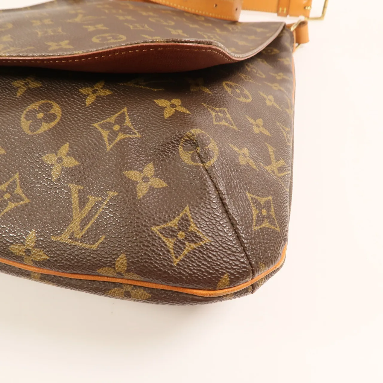 LOUIS VUITTON Musette Salsa M51387 Shoulder Bag Coated Canvas 棕色 / Brown Coated Canvas Rank B - Thumbnail 10