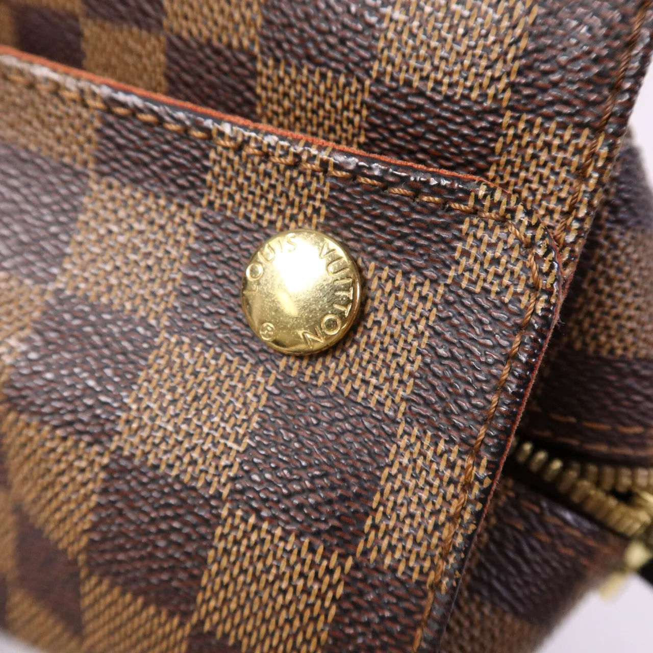 LOUIS VUITTON Naviglio N45255 Shoulder Bag Coated Canvas 棕色 / Brown Coated Canvas Rank B - Thumbnail 8