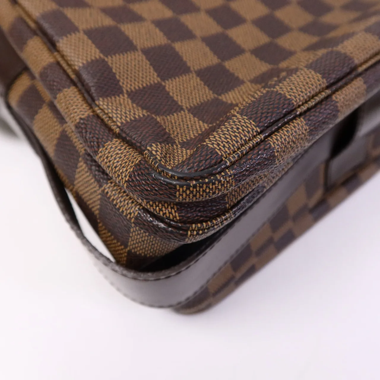 LOUIS VUITTON Naviglio N45255 Shoulder Bag Coated Canvas 棕色 / Brown Coated Canvas Rank B - Thumbnail 13