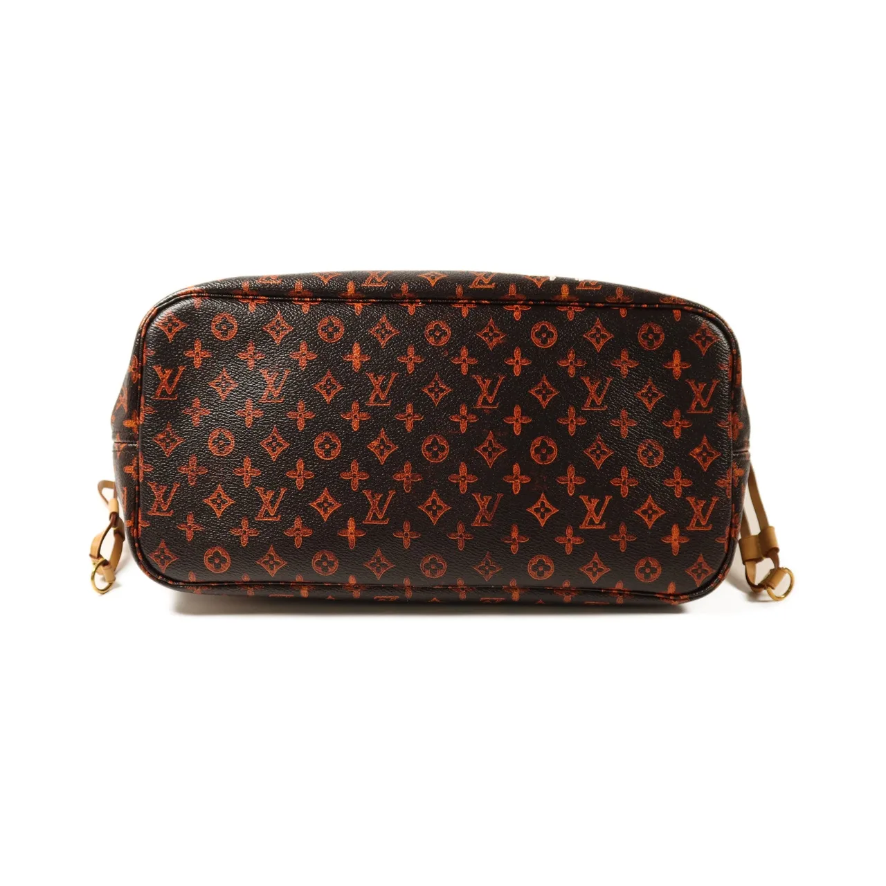 LOUIS VUITTON Neverfull M44441 Tote Bag Coated Canvas 棕色 / 橘色 Coated Canvas Rank A - Thumbnail 4