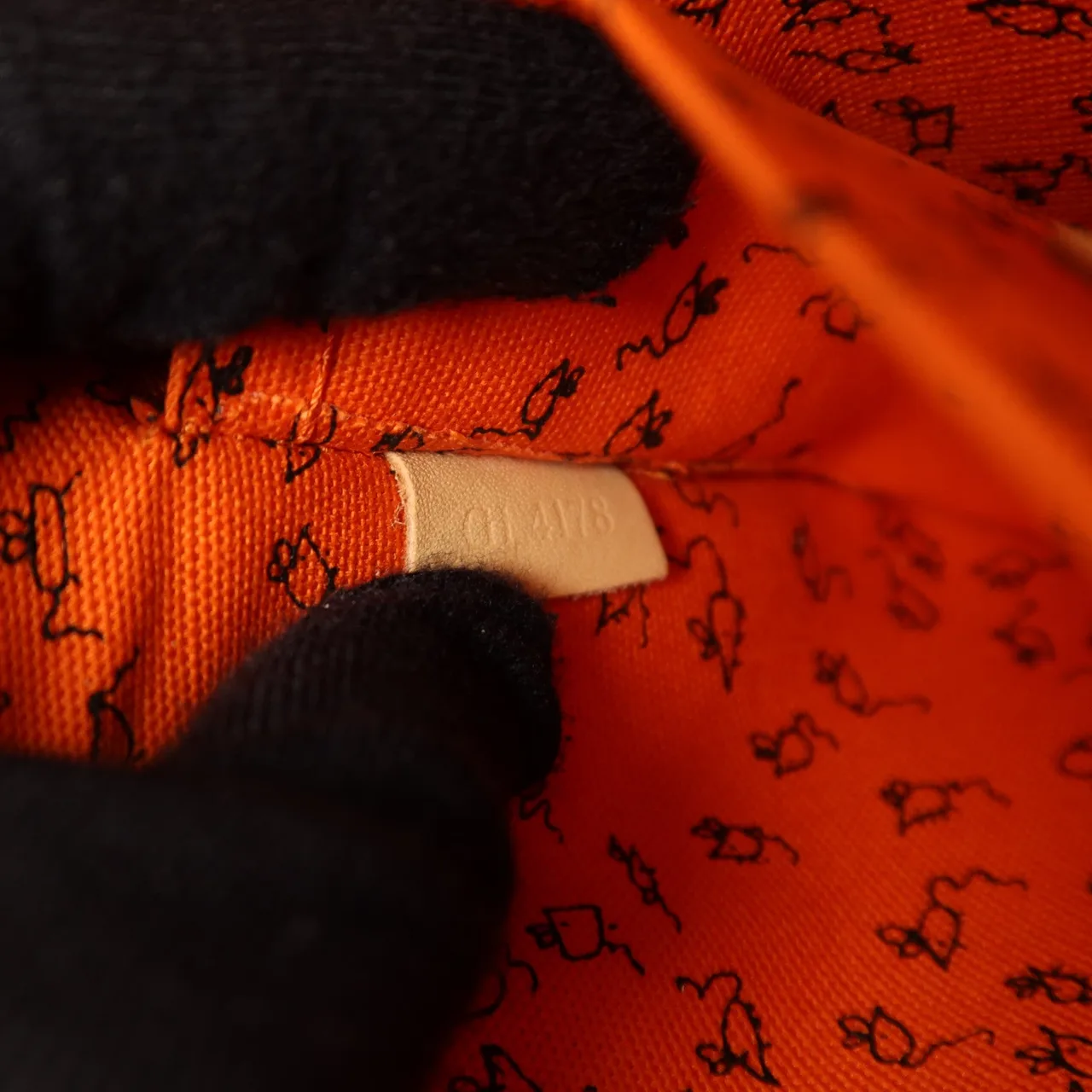 LOUIS VUITTON Neverfull M44441 Tote Bag Coated Canvas 棕色 / 橘色 Coated Canvas Rank A - Thumbnail 19