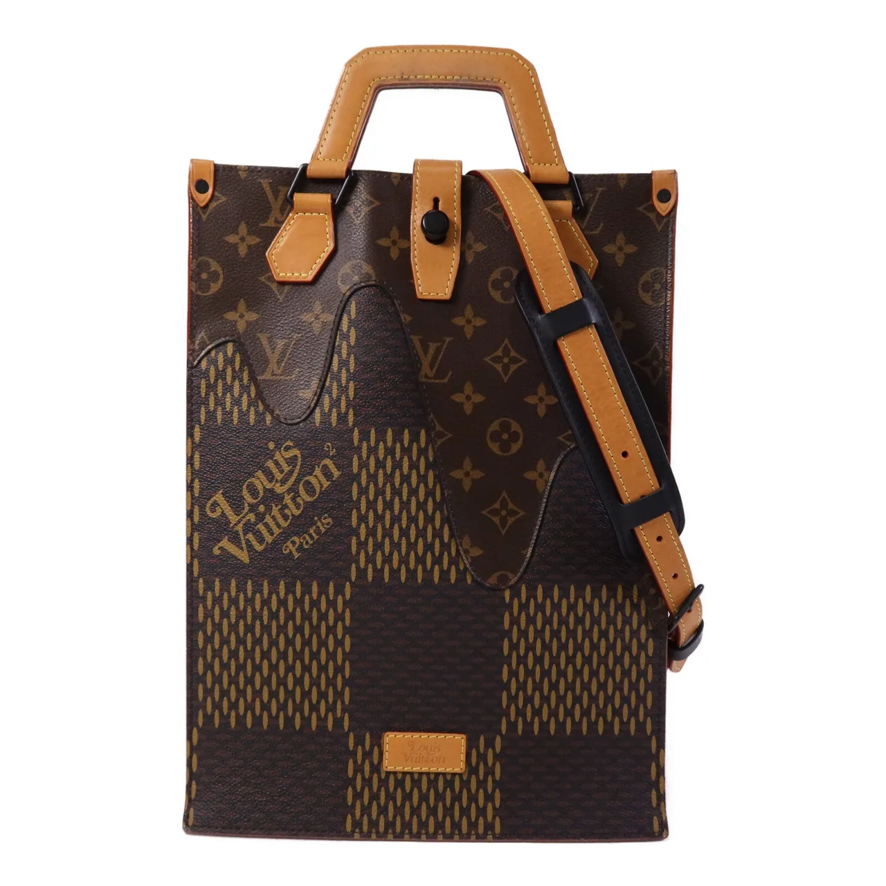 LOUIS VUITTON N40355 2-Way Bag Coated Canvas 棕色 / Brown