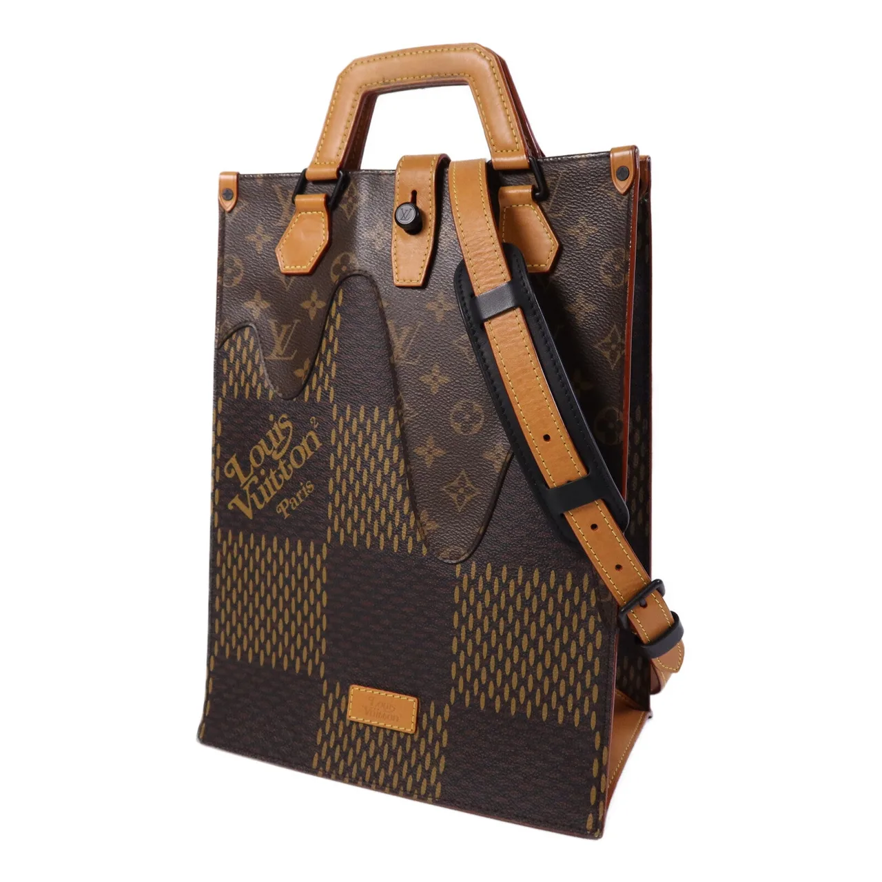 LOUIS VUITTON N40355 2-Way Bag Coated Canvas 棕色 / Brown Coated Canvas Rank A - Thumbnail 3