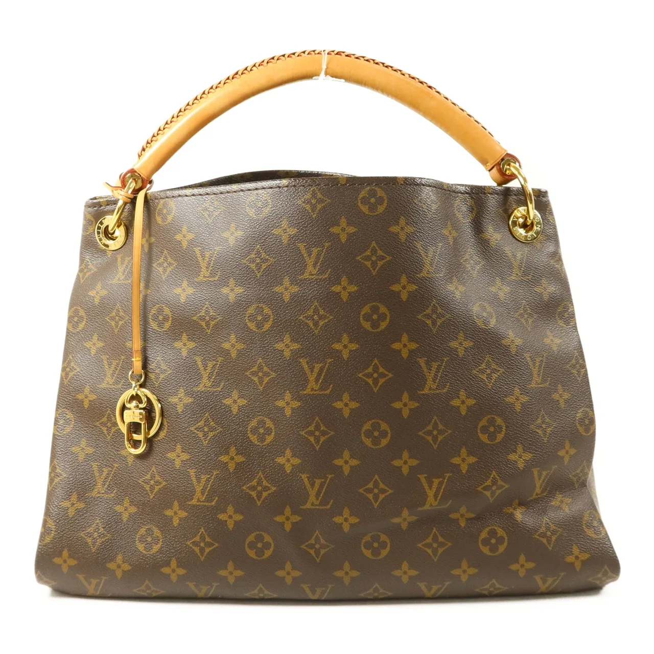 LOUIS VUITTON Artsy M40249 Shoulder Bag Coated Canvas 棕色 / Brown