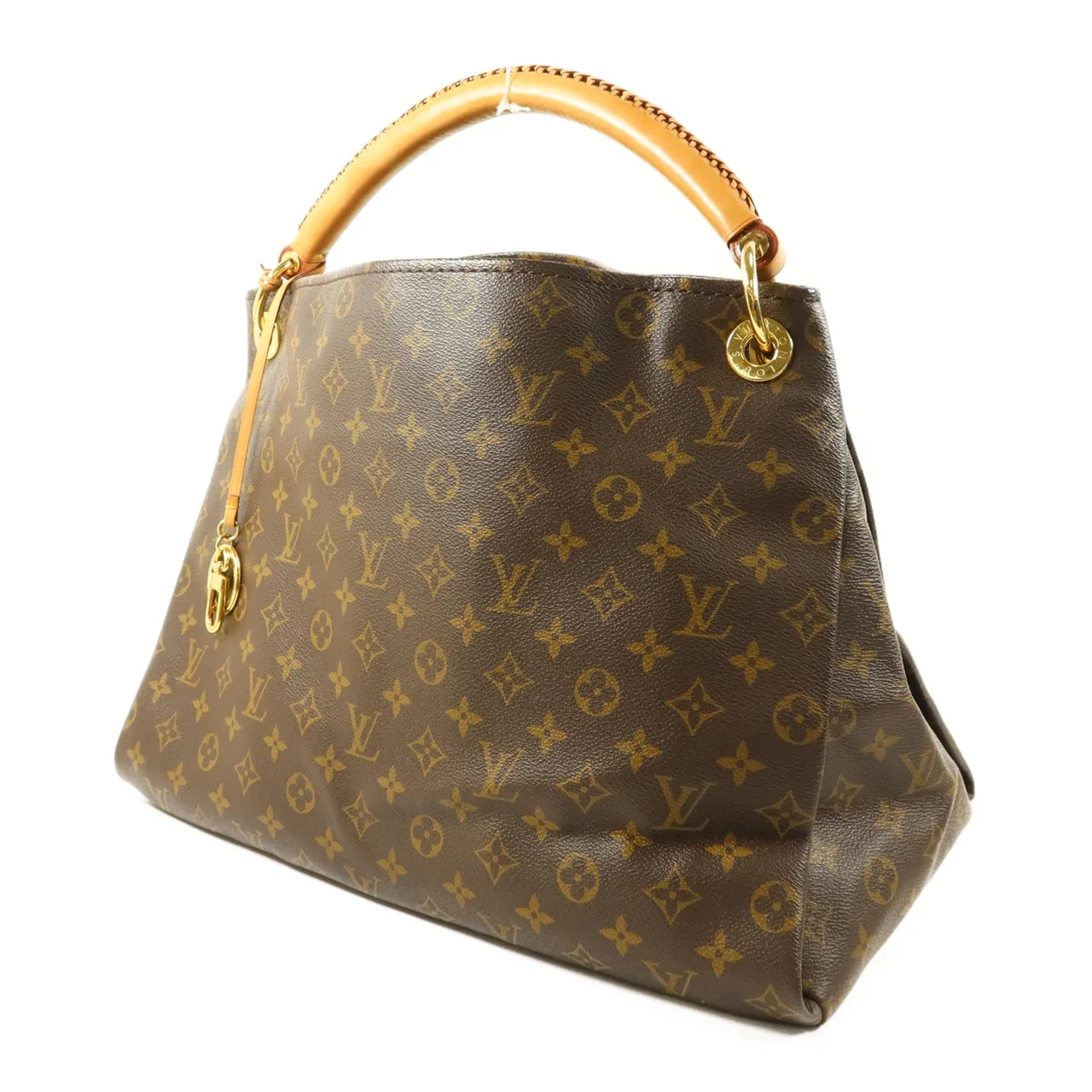 LOUIS VUITTON Artsy M40249 肩背包 塗層帆布 棕色 / Brown 塗層帆布 中古品B - 縮圖 3