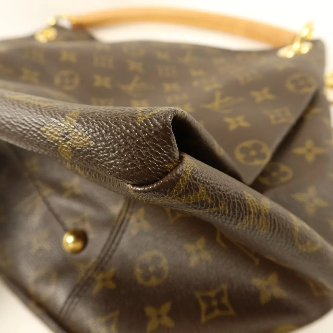 LOUIS VUITTON Artsy M40249 肩背包 塗層帆布 棕色 / Brown 塗層帆布 中古品B - 縮圖 14
