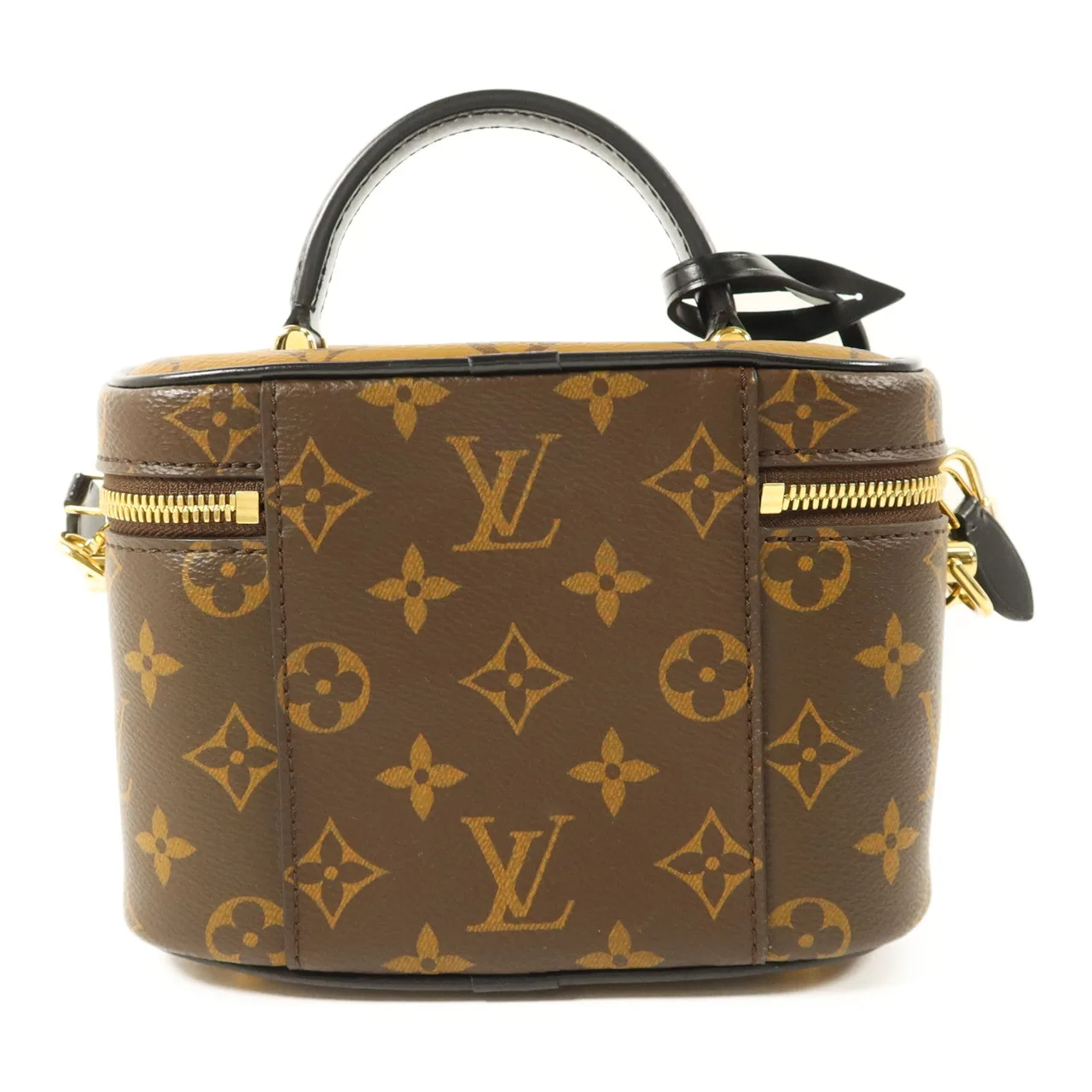 LOUIS VUITTON Vanity M45165 兩用包 塗層帆布 棕色 / Brown 塗層帆布 中古品A - 縮圖 2