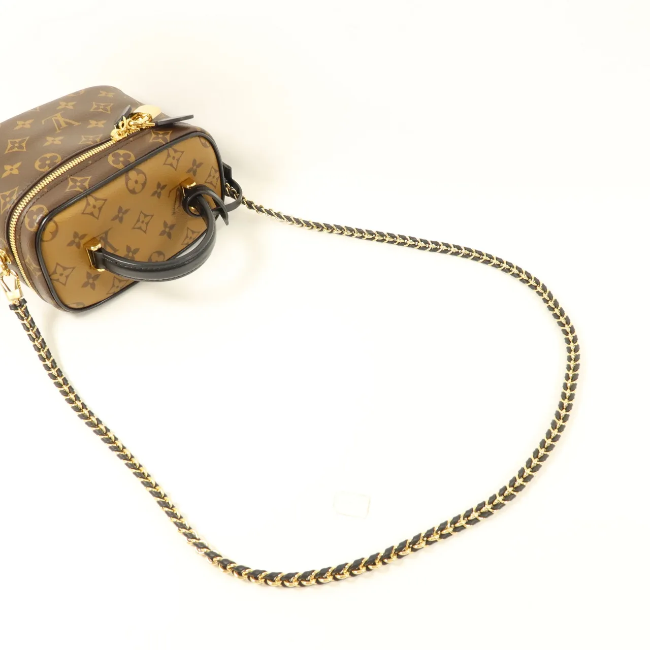 LOUIS VUITTON Vanity M45165 兩用包 塗層帆布 棕色 / Brown 塗層帆布 中古品A - 縮圖 8