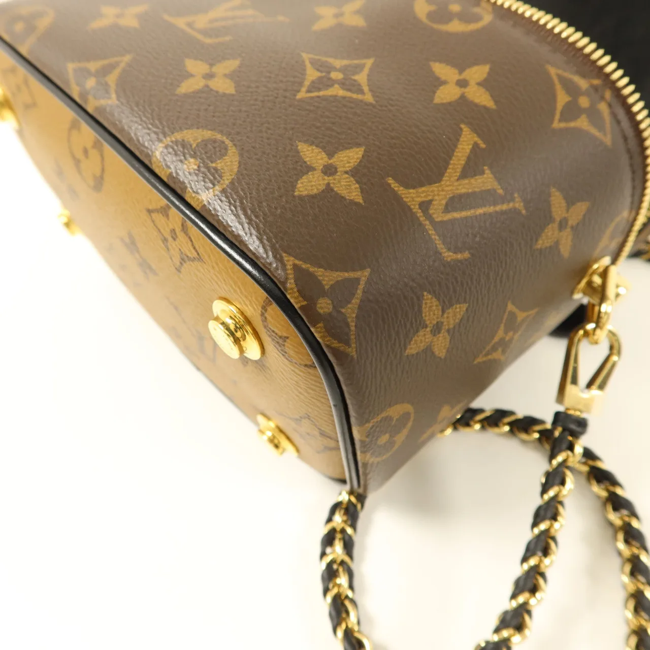 LOUIS VUITTON Vanity M45165 兩用包 塗層帆布 棕色 / Brown 塗層帆布 中古品A - 縮圖 13