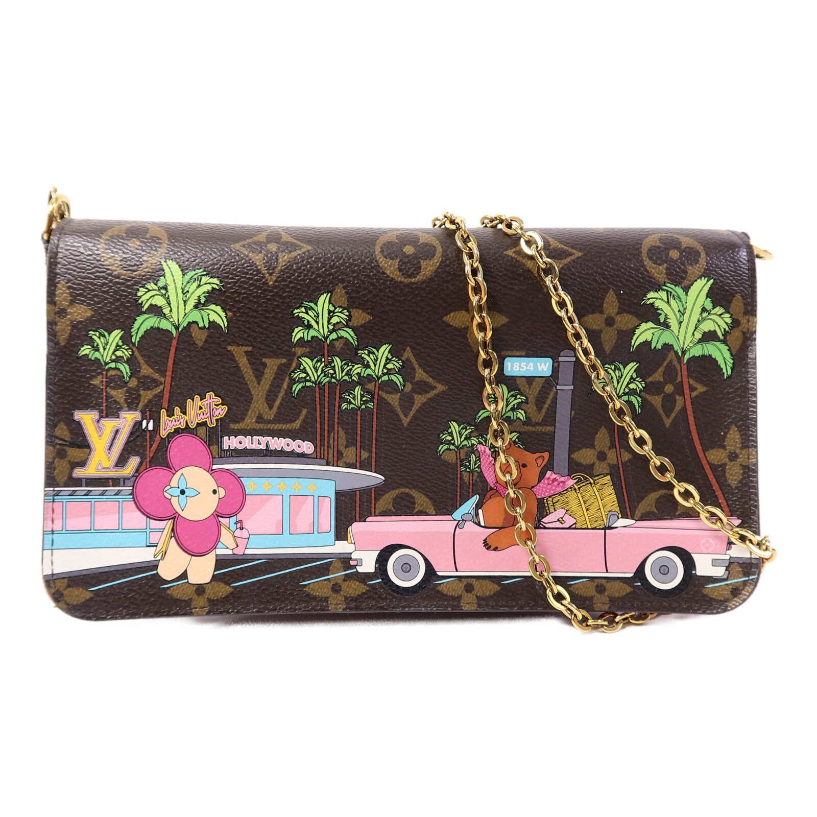 LOUIS VUITTON Felicie M80859 肩背包 塗層帆布