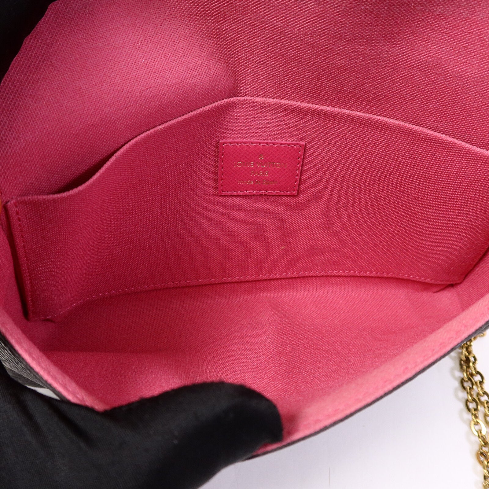 LOUIS VUITTON Felicie M80859 肩背包 塗層帆布 5