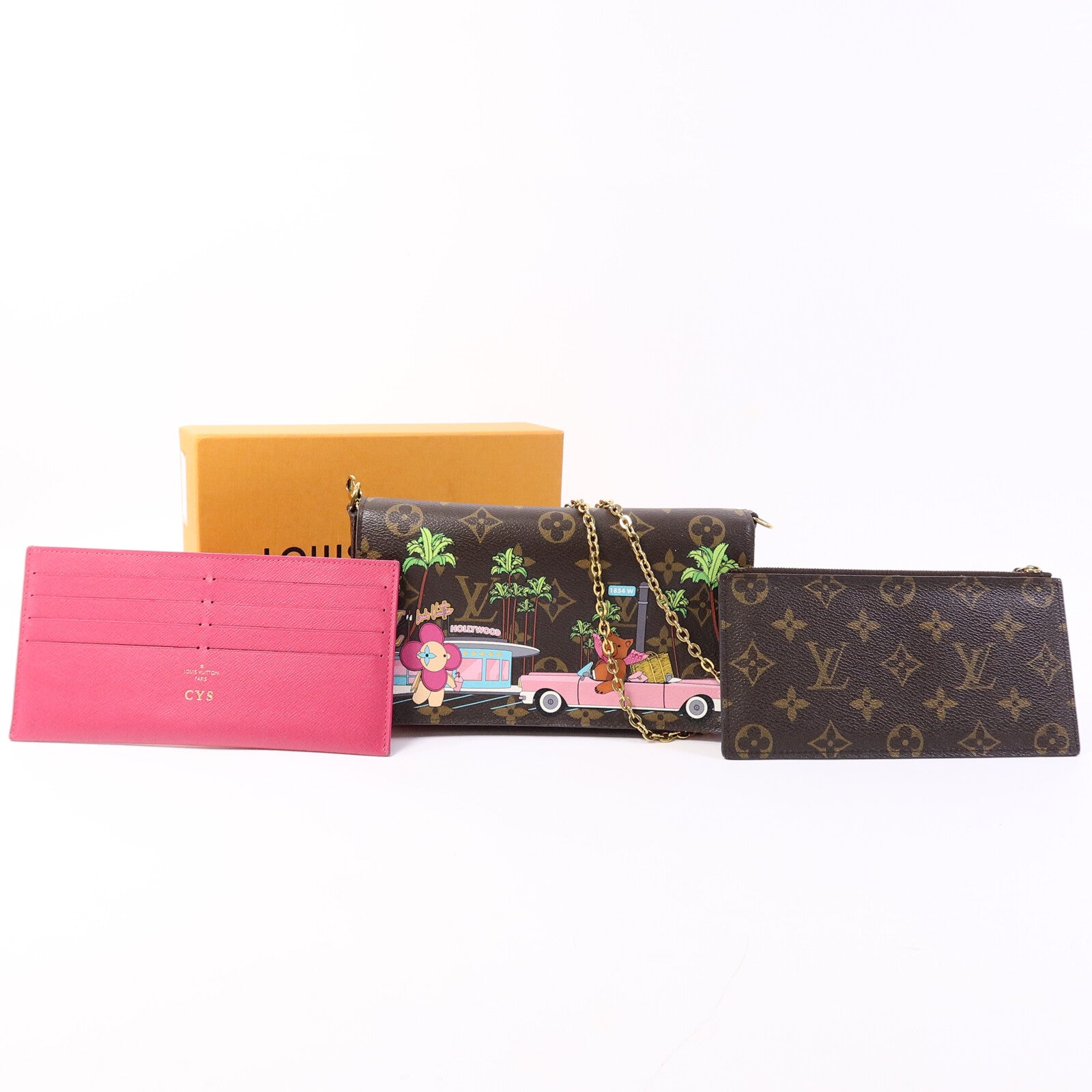 LOUIS VUITTON Felicie M80859 Shoulder Bag Coated Canvas 8