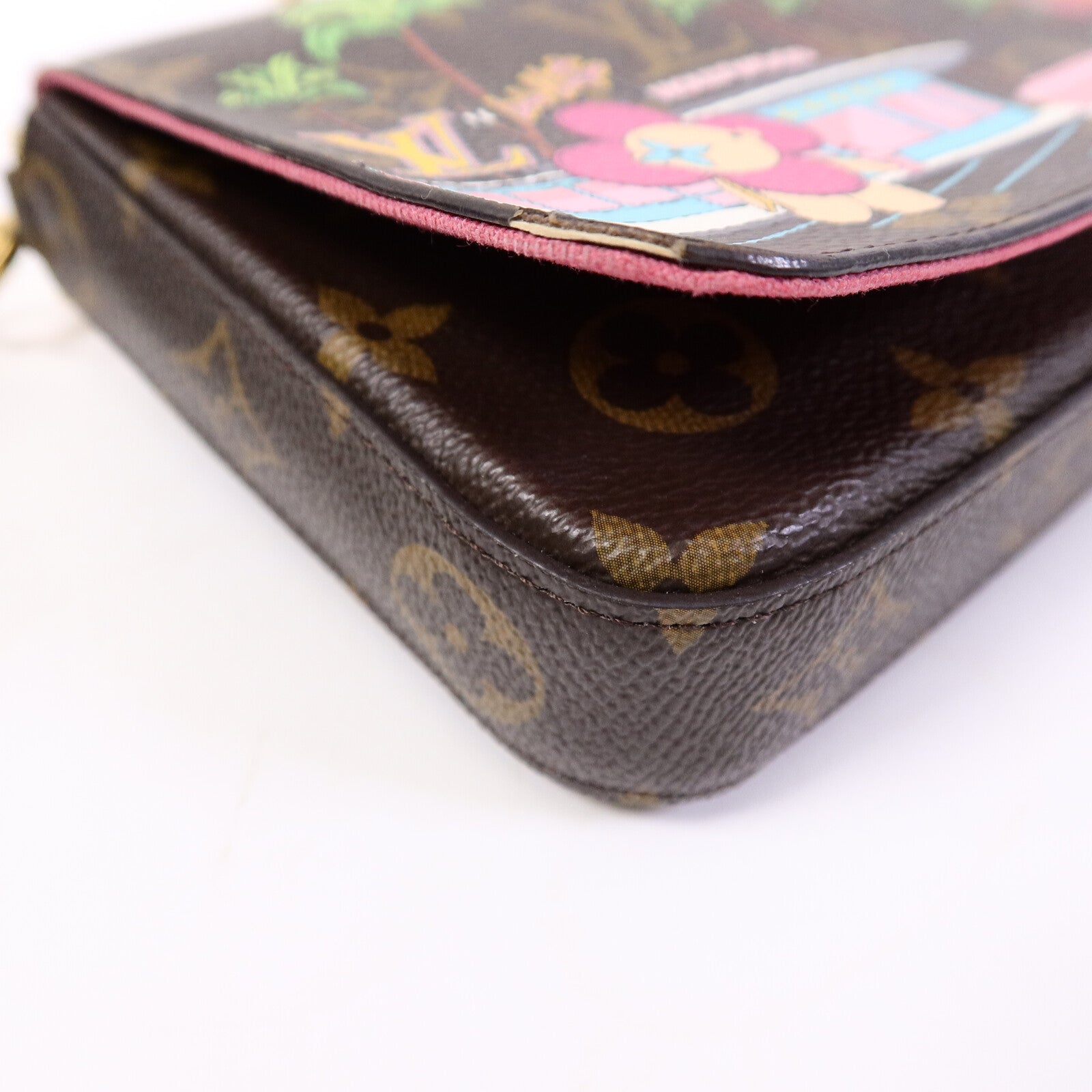 LOUIS VUITTON Felicie M80859 Shoulder Bag Coated Canvas 9
