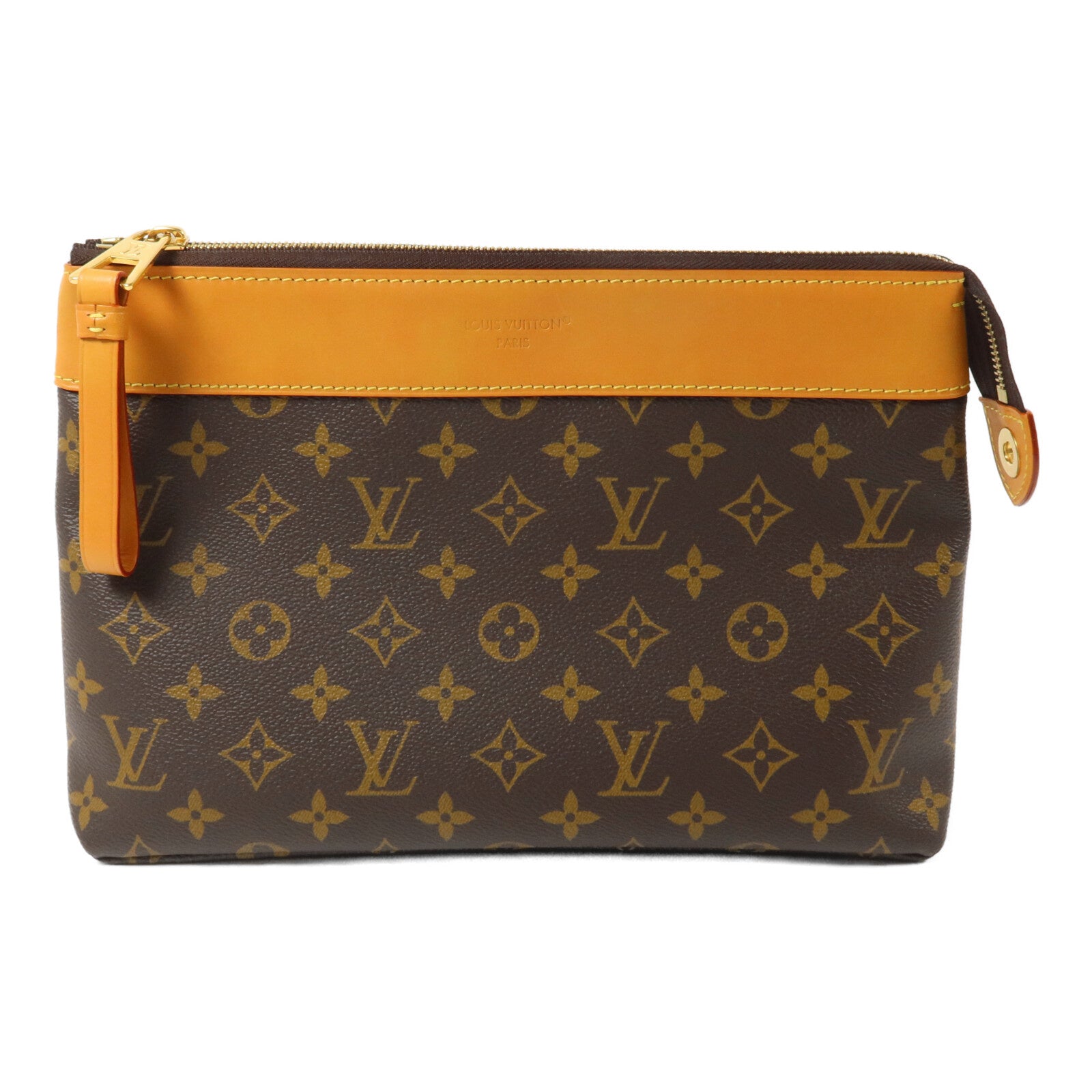 LOUIS VUITTON Pochette Voyage M14057 手拿包 塗層帆布