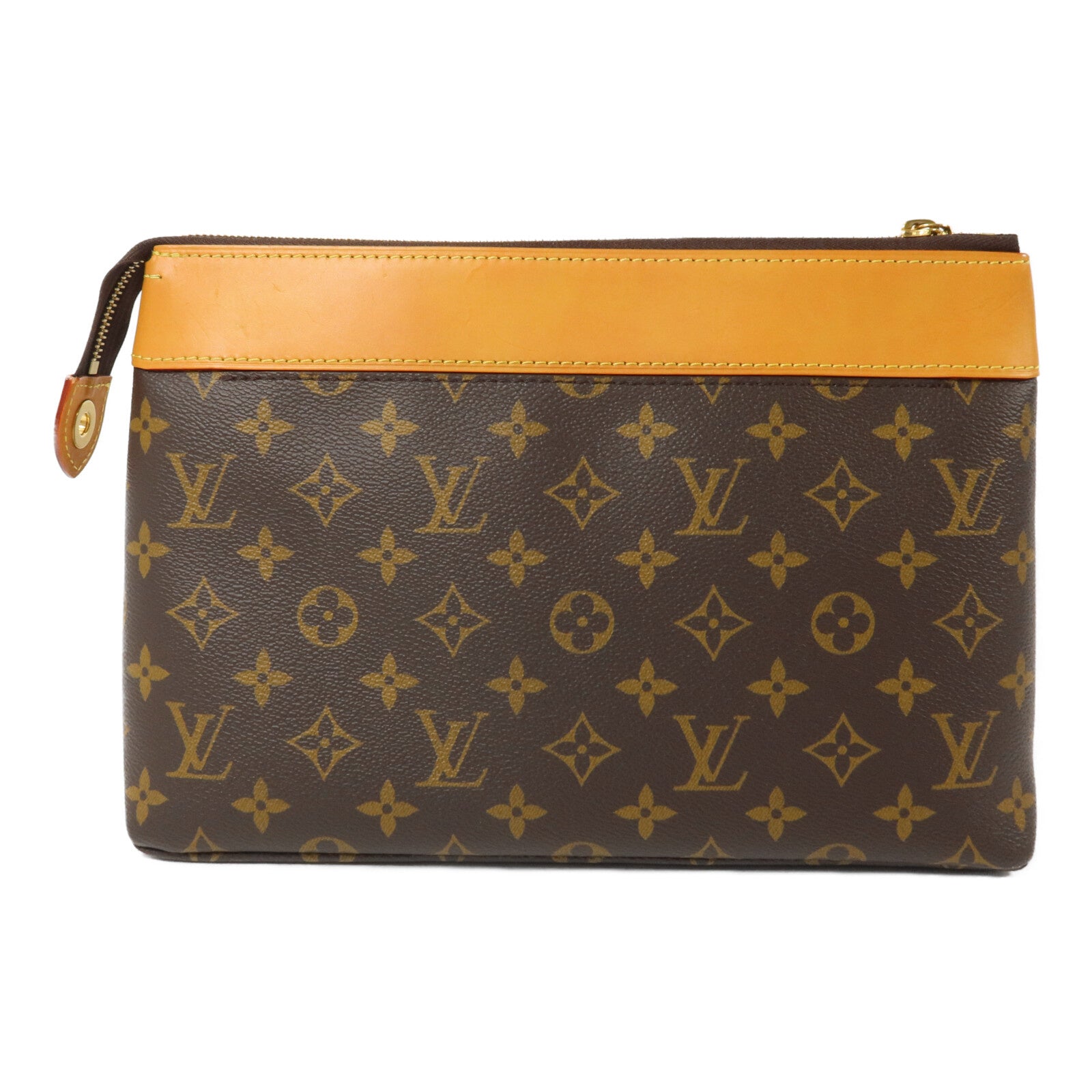 LOUIS VUITTON Pochette Voyage M14057 手拿包 塗層帆布 2