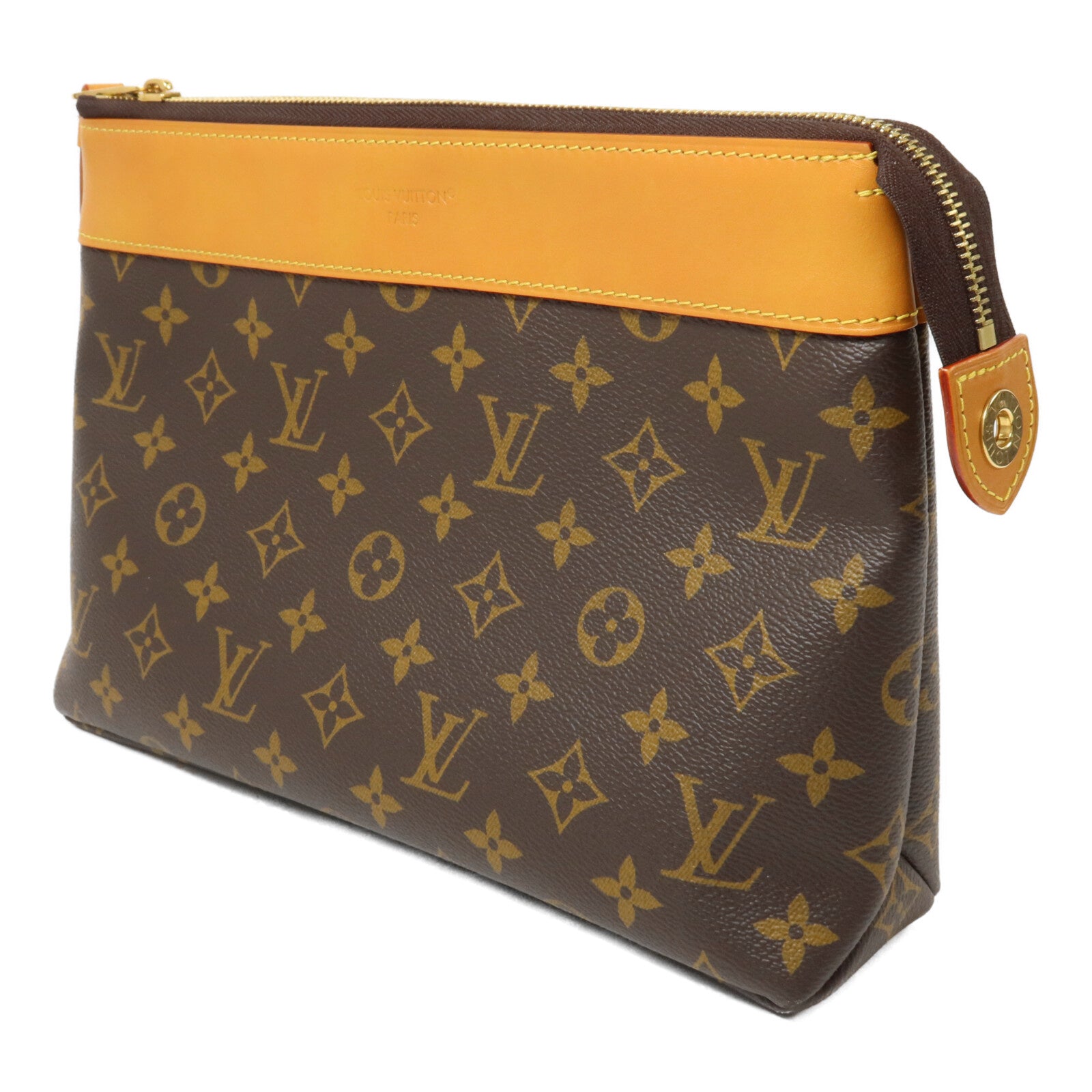 LOUIS VUITTON Pochette Voyage M14057 手拿包 塗層帆布 3