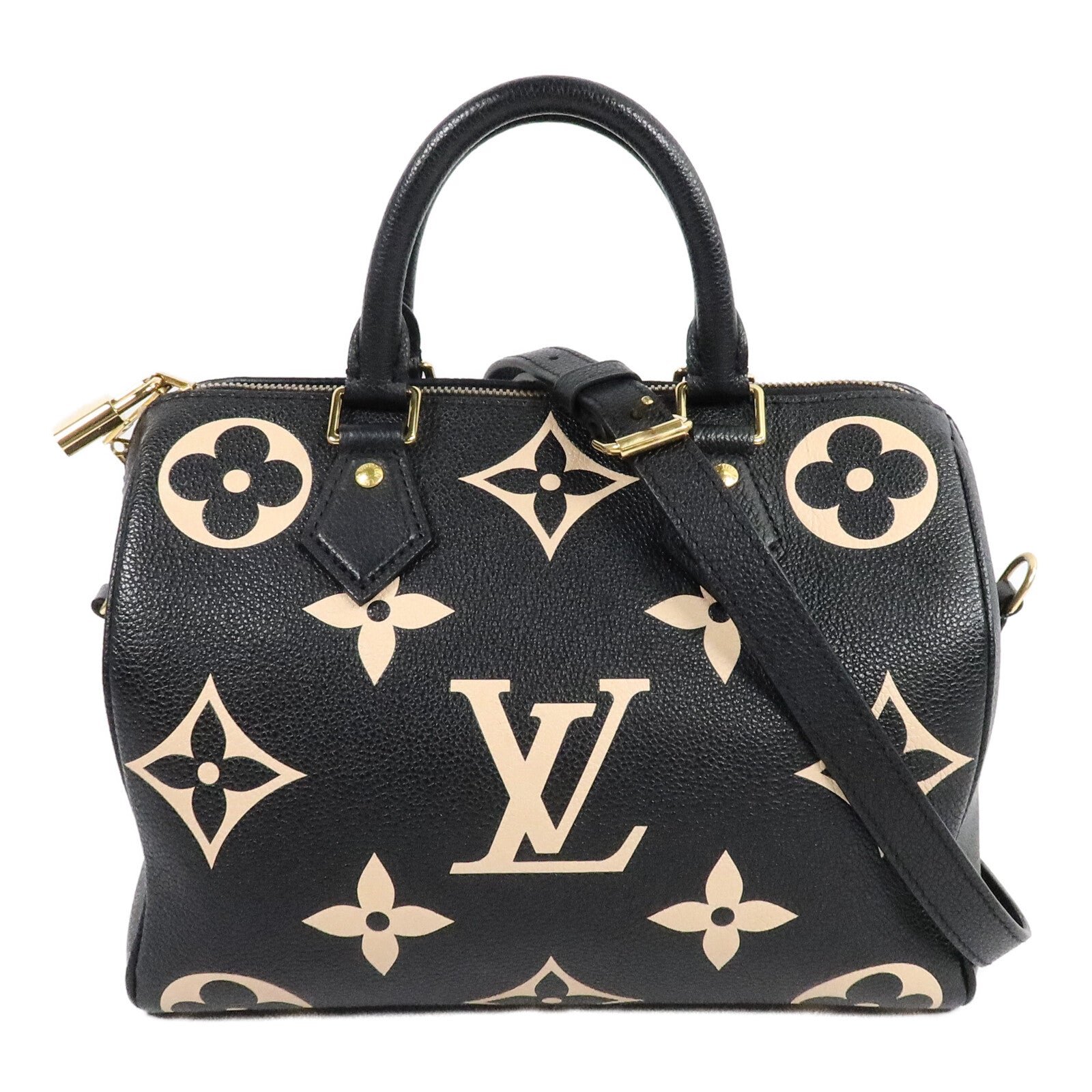 LOUIS VUITTON Speedy Bandouliere 兩用包 牛皮