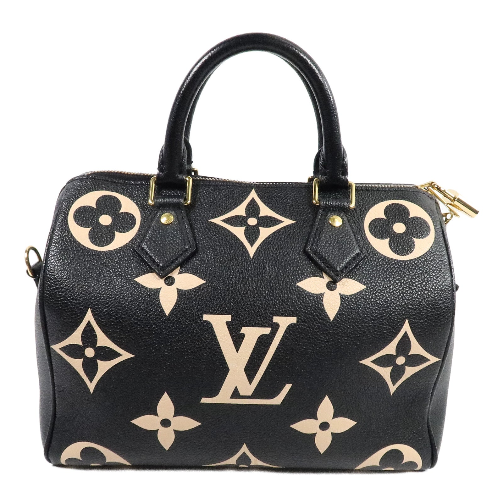 LOUIS VUITTON Speedy Bandouliere 兩用包 牛皮 2